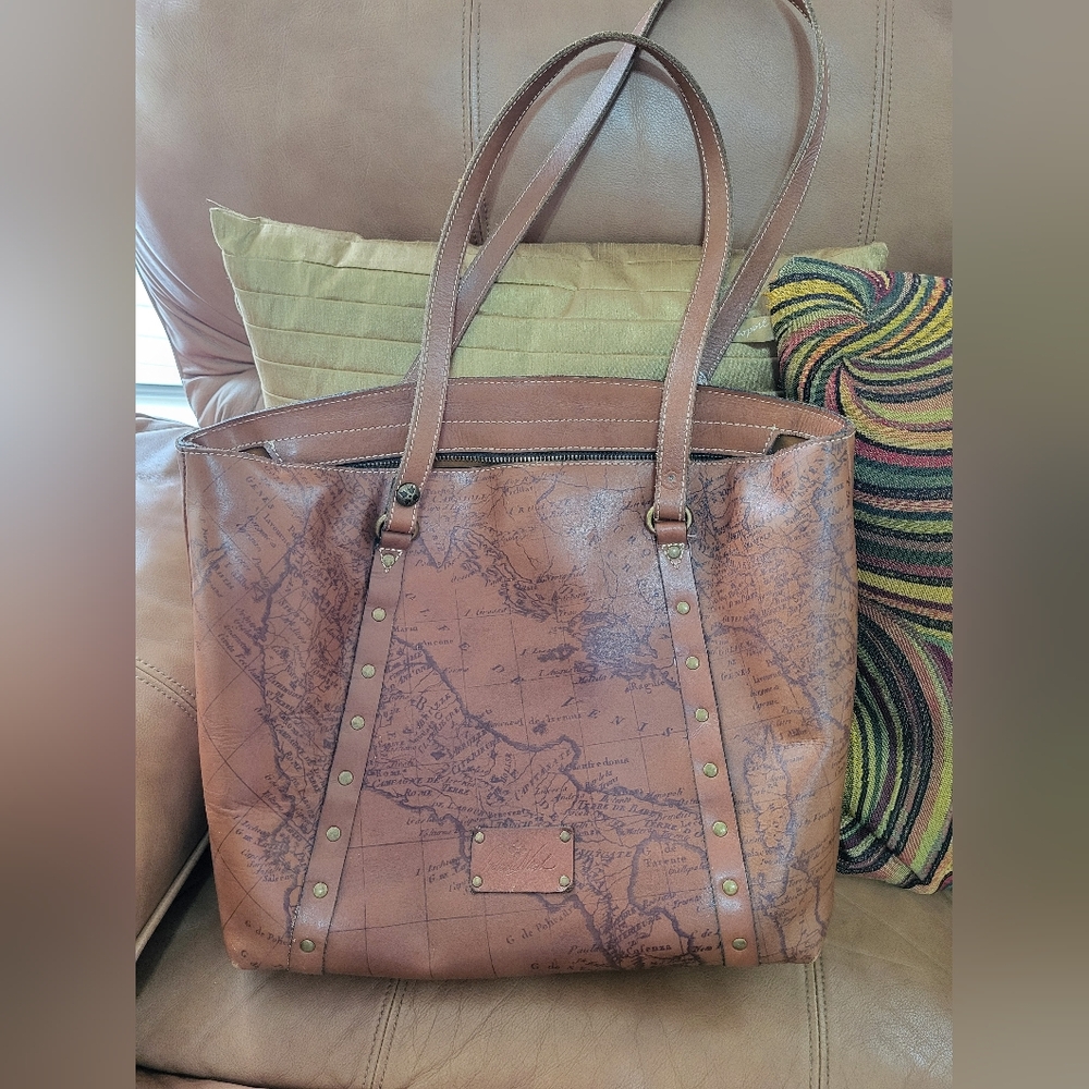 Patricia Nash Treviso Italy Map Tote